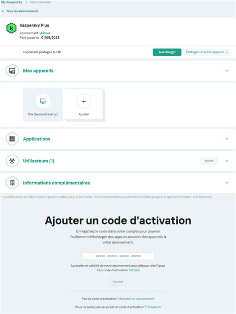 Si vous avez acheté une boîte ou une carte d’activation .